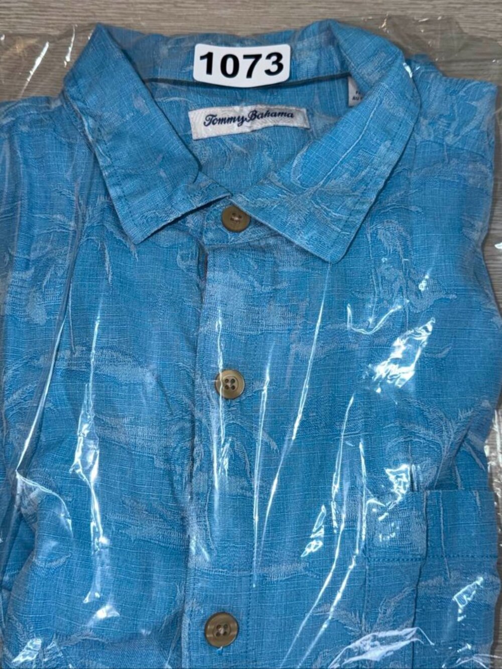Tommy Bahama Men's Hawaiian Shirt L Blue - Picture 7 of 8
